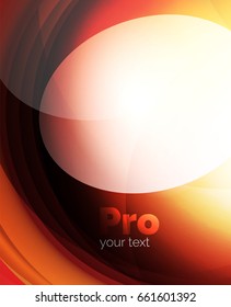 Shiny wave, glass futuristic hi-tech design. Vector abstract background for your text message, photo inside or presentation wallpaper