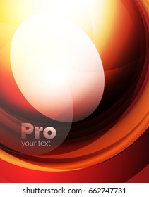 Shiny wave, glass futuristic hi-tech design. Vector abstract background for your text message, photo inside or presentation wallpaper