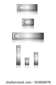 Shiny web button set