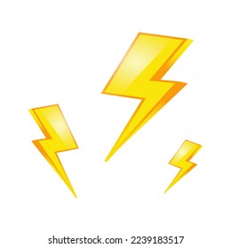 The shiny yellow flash is perfect for additional decorative designs on discounts and promotions
