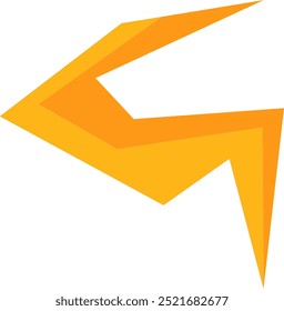 Shiny yellow lightning and thunder elements with many variations for your needs to use in natural themed designs or other themes