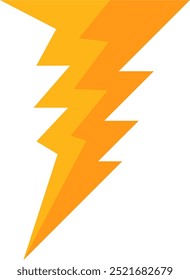 Shiny yellow lightning and thunder elements with many variations for your needs to use in natural themed designs or other themes