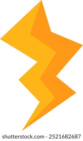 Shiny yellow lightning and thunder elements with many variations for your needs to use in natural themed designs or other themes