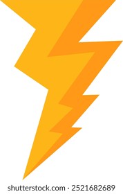 Shiny yellow lightning and thunder elements with many variations for your needs to use in natural themed designs or other themes