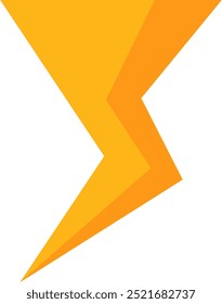 Shiny yellow lightning and thunder elements with many variations for your needs to use in natural themed designs or other themes