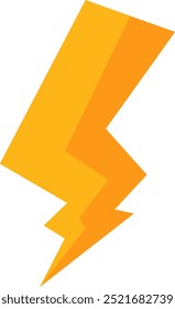 Shiny yellow lightning and thunder elements with many variations for your needs to use in natural themed designs or other themes