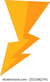 Shiny yellow lightning and thunder elements with many variations for your needs to use in natural themed designs or other themes