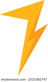 Shiny yellow lightning and thunder elements with many variations for your needs to use in natural themed designs or other themes