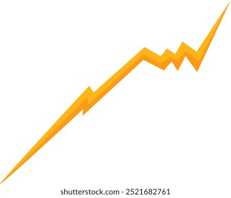 Shiny yellow lightning and thunder elements with many variations for your needs to use in natural themed designs or other themes