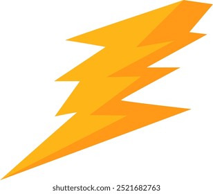 Shiny yellow lightning and thunder elements with many variations for your needs to use in natural themed designs or other themes