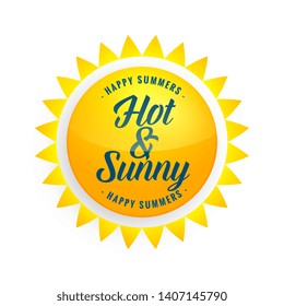 shiny yellow sun design background