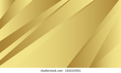 The shinyfolded gold metal sheets pattern background. ( vector )