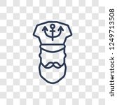 ship Admiral icon icon. Trendy linear ship Admiral logo concept on transparent background from Nautical collection
