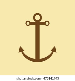 Ship Anchor Icon.