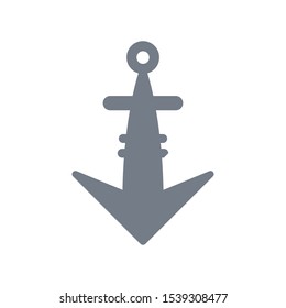Ship Anchor Icon for Designers