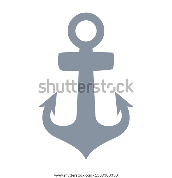 Ship Anchor Icon Designers Stock Vector Royalty Free 1539308330