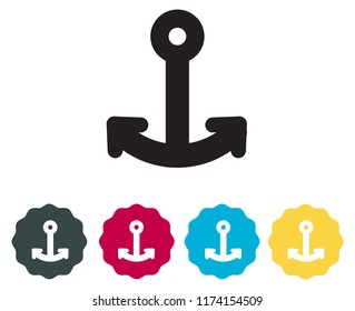Ship Anchor Icon as EPS 10 File