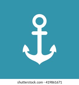 Ship Anchor Icon. Eps-10.