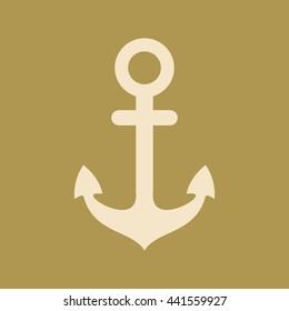 Ship Anchor Icon. Eps-10.