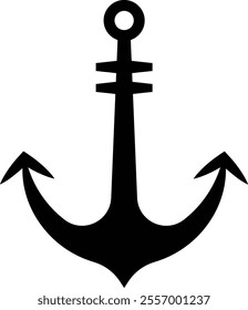 Ship Anchor Icon Symbol Illustration 