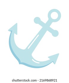 Ship anchor icon. Vector illustration