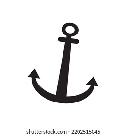 Ship Anchor Icon Vector Illustration Symbol Design