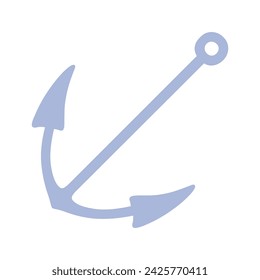 Ship Anchor Icon Vector Illustration