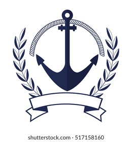 ship anchor maritime frame