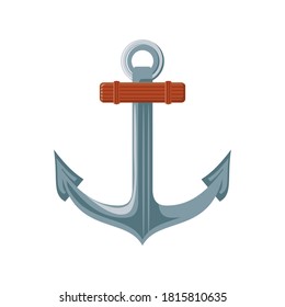 ship anchor on white background vector illustration design