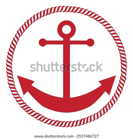 ship anchor on white background