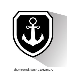 ship anchor and shield 