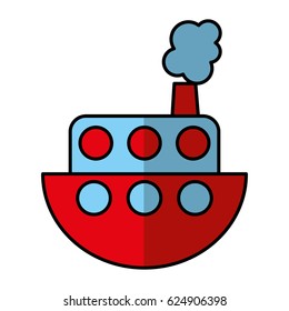 ship boat isolated icon