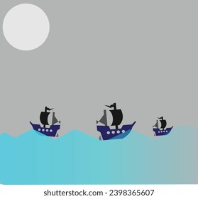 ship and boat line icon set. water transport symbol. vessels for sea travel and transportation. boat icon design template vector isolated illustration.