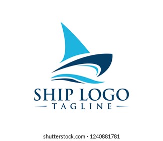 ship and boat logo