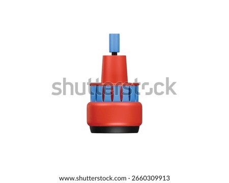  ship buoy icon 3d illustration render