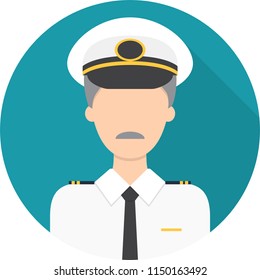 Ship Captain Icon Design