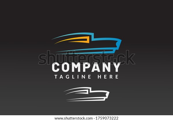 ship and car\
Logistic Icon Logo Template For Delivery brand and service delivery\
company used for icon company, printing, identity shipping, label\
corporate , express\
delivery
