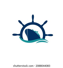 Ship Cargo Boat Logo Vector Stock Vector (Royalty Free) 2088044083 ...