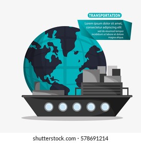 ship cargo container transport worldwide