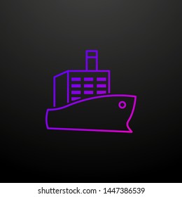 ship cargo nolan icon. Elements of logistics set. Simple icon for websites, web design, mobile app, info graphics