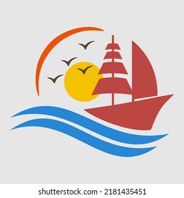 ship cartoon poster image. abstract ship poster. ship posters.