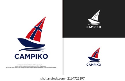 ship church sail the sea, religious logo design community