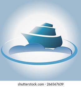 the ship in the clouds