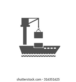 ship with container