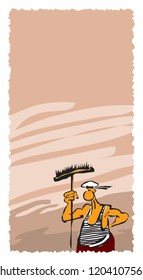 ship crew. cabin boy. vector illustration