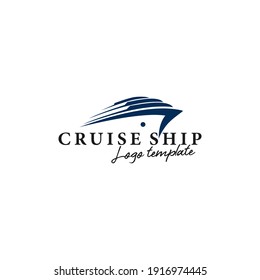 Ship, Cruise and Boat Logo Design Template Vector