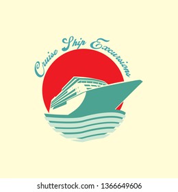 Ship, Cruise and Marine Logo Design Inspiration Vector - Vector