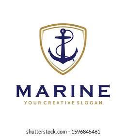 Ship, Cruise and Marine Logo Vector