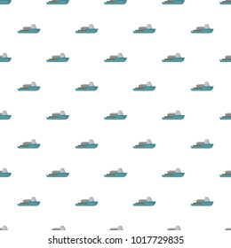 Ship cruise pattern seamless in flat style for any design