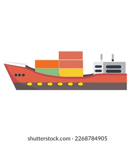 ilustración de vector de carga de envío